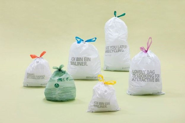 Kompostierbare PerfectFit Müllbeutel für Sort&Go, Codierung S (6 Liter), 10 Stück