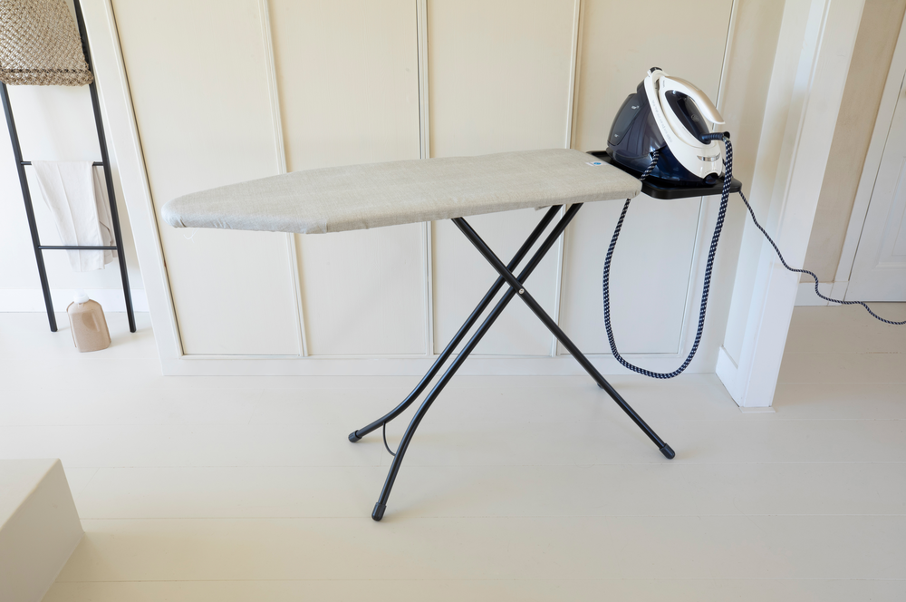 Table à repasser taille C 124 x 45 cm, pour centrale vapeur - Denim Grey