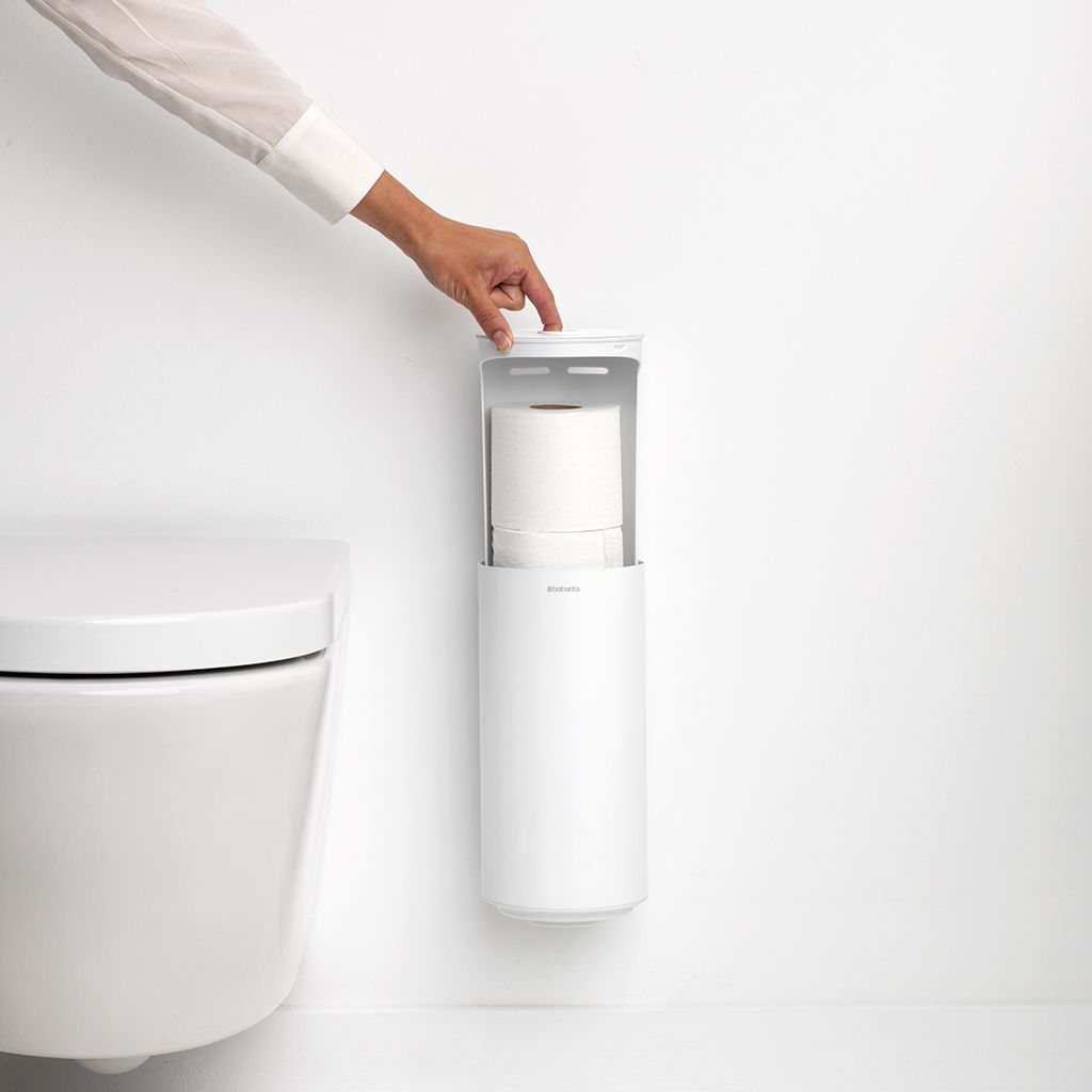 MindSet Set di 3 accessori da toilette Mineral Fresh White