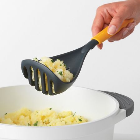 Potato Masher plus Spoon TASTY+ - Honey Yellow