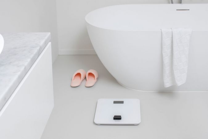 Bathroom Scale ReNew, Battery Free - White