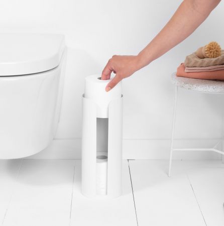 Toilet Accessory Set ReNew, Set of 3 - White