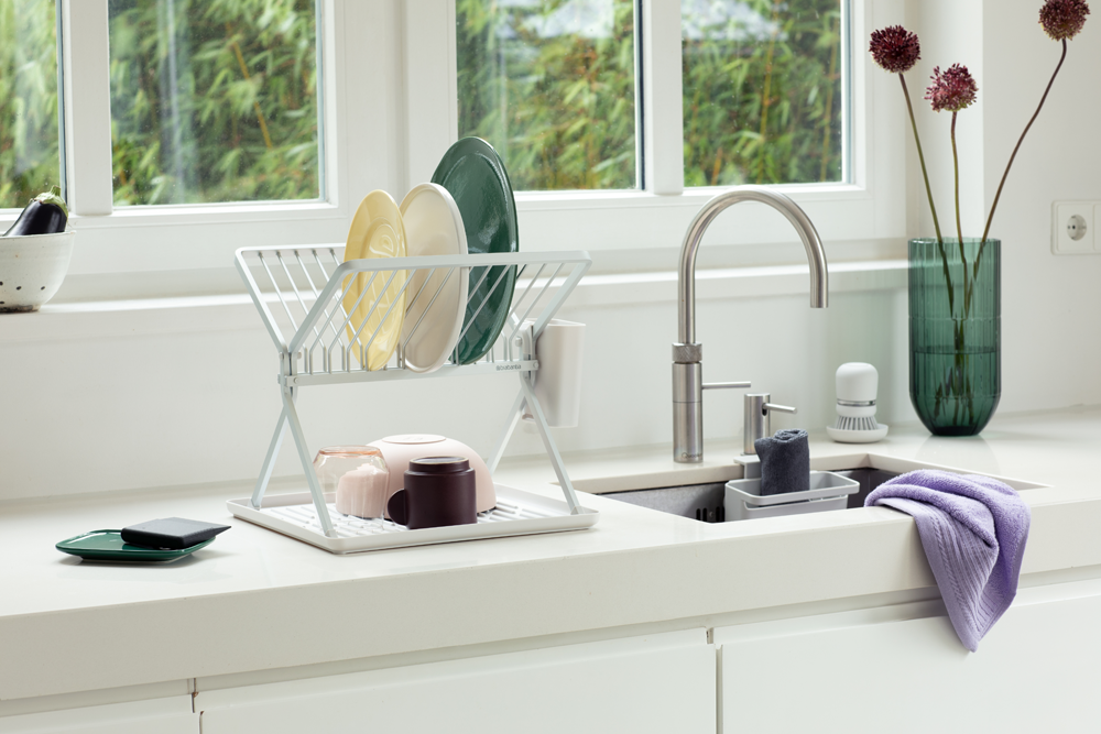 Egouttoir à vaisselle pliable SinkSide, Small - Light Grey