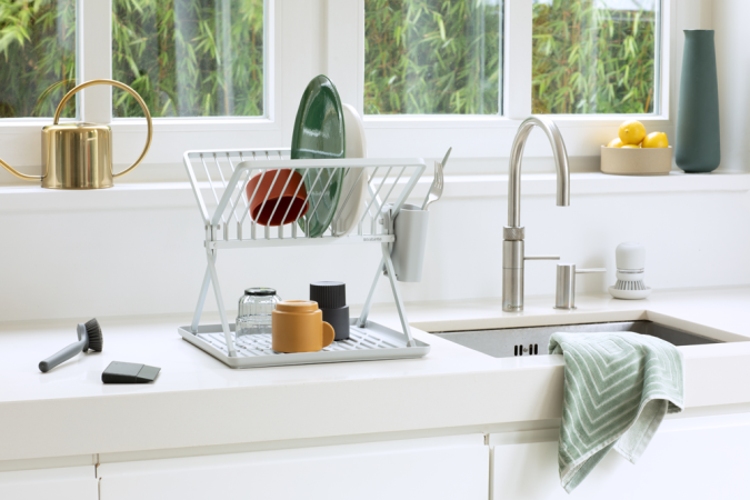 Egouttoir à vaisselle pliable SinkSide, Small - Mid Grey