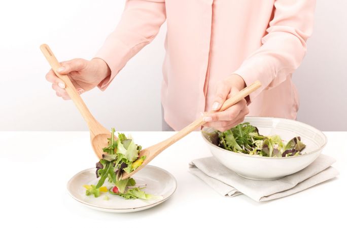 Posate servi-insalata in legno Set di 2 - Profile