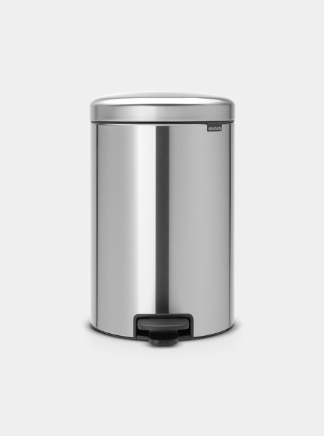 Poubelle à pédale newIcon 20 litres - Matt Steel Fingerprint Proof