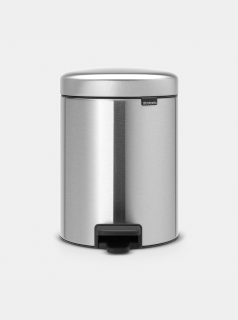 Poubelle à pédale newIcon 5 litres - Matt Steel