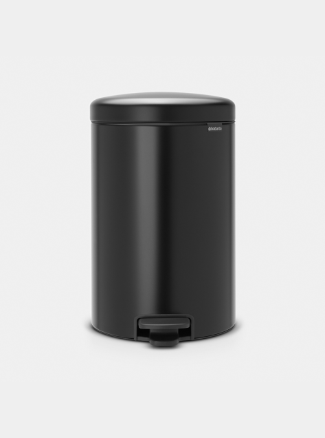 Poubelle à pédale newIcon 20 litres - Matt Black