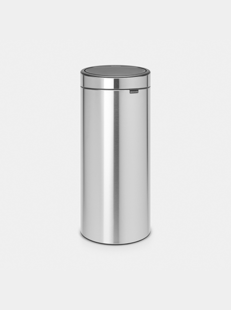 Touch Bin New 30 litres - Matt Steel