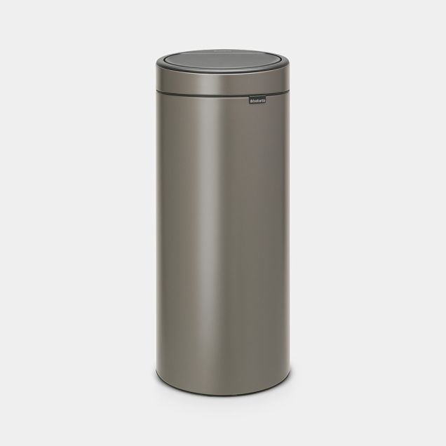 Touch Bin New 30 litres - Platinum