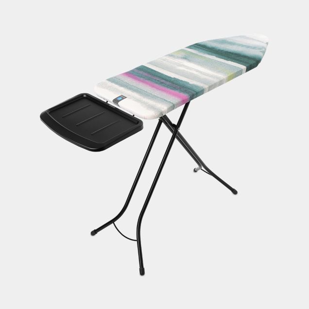 Bügelbrett C 124 x 45 cm, für Dampferzeuger - Morning Breeze, Fairtrade-Baumwolle