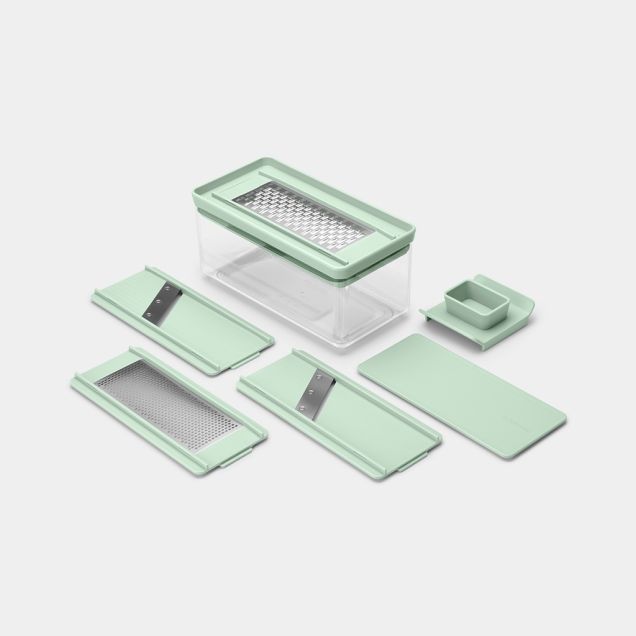 Slicer and Grater Set TASTY+ - Jade Green