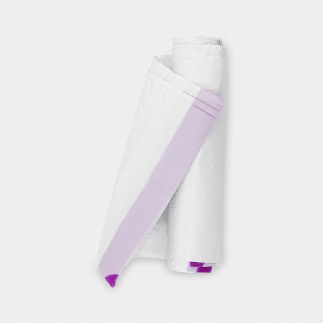 Recycled Sacs poubelle PerfectFit Code C (10-12 litres), Rouleau de 20 sacs