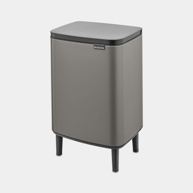 Bo Waste Bin Hi 12L - Platinum