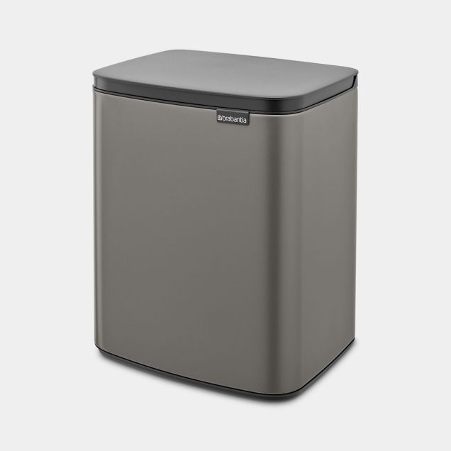 Bo Waste Trash Can 3.2 gallon (12 liter) - Platinum
