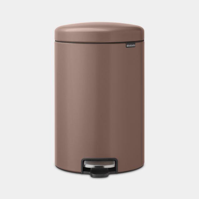 Poubelle à pédale newIcon 20 litres - Satin Taupe