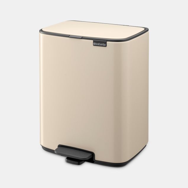 Poubelle à Pédale Bo 12 litres - Soft Beige