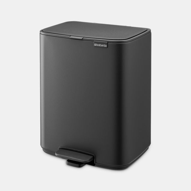 Poubelle à Pédale Bo 12 litres - Mineral Infinite Grey