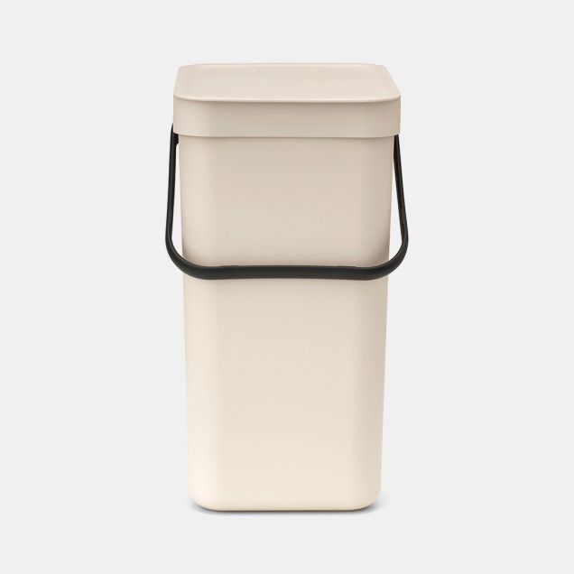 Sort & Go Waste Bin 12 litre - Soft Beige