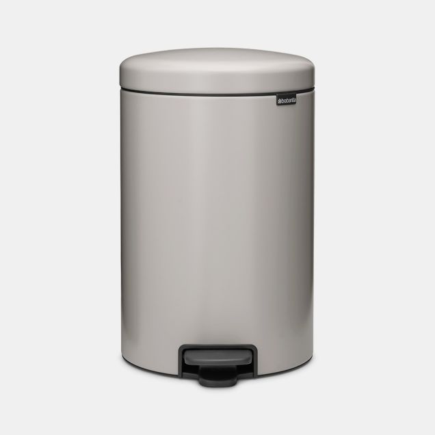 NewIcon Pedal Bin 20 litre - Soft Grey