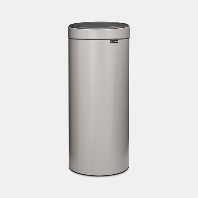 Touch Bin New 30 litres - Soft Grey