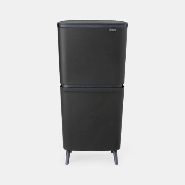 Poubelle pour le recyclage SortUp Hi 20+25 litres - Dark Grey