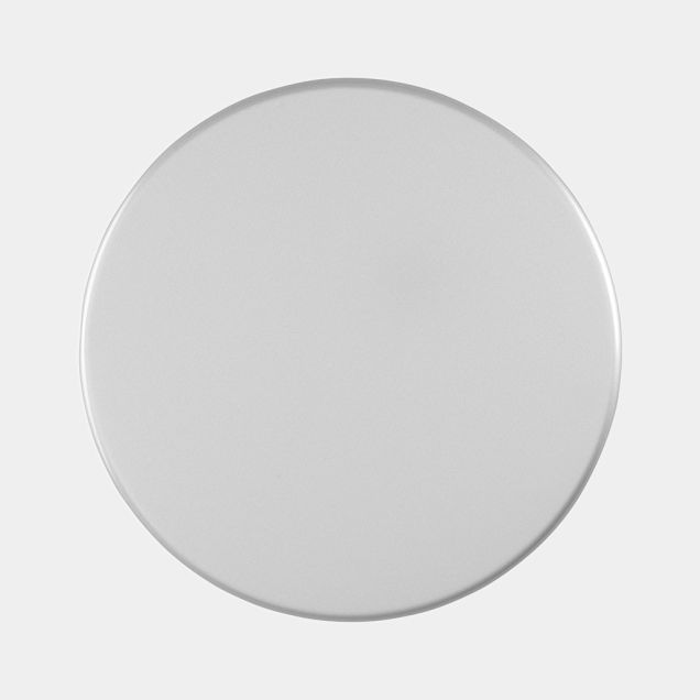 Lid Step on Trash Can 1.3 gallon (5 liter), Ø8.1 in (20.5cm) - Metallic Gray