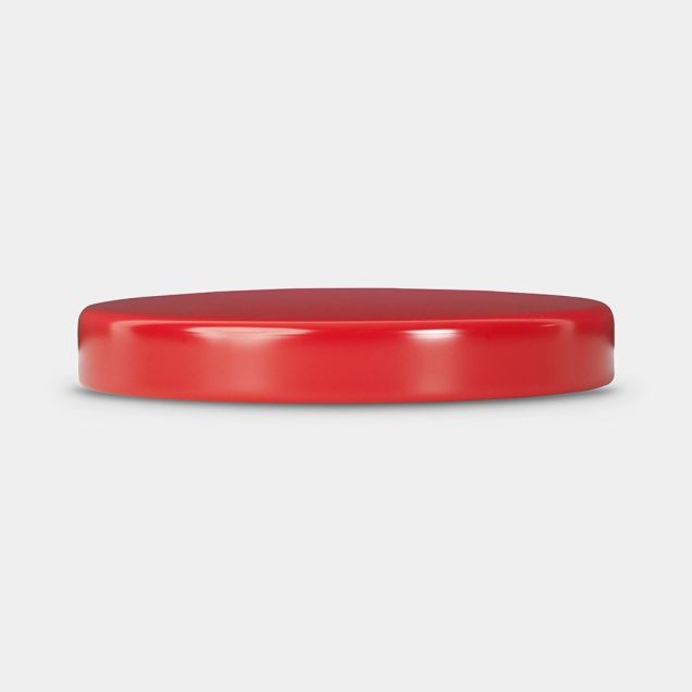 Lid Step on Trash Can 1.3 gallon (5 liter) - Passion Red