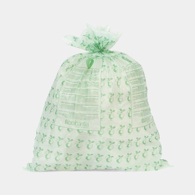 Sacs PerfectFit compostables Code C (10-12 litres), Rouleau de 10 sacs