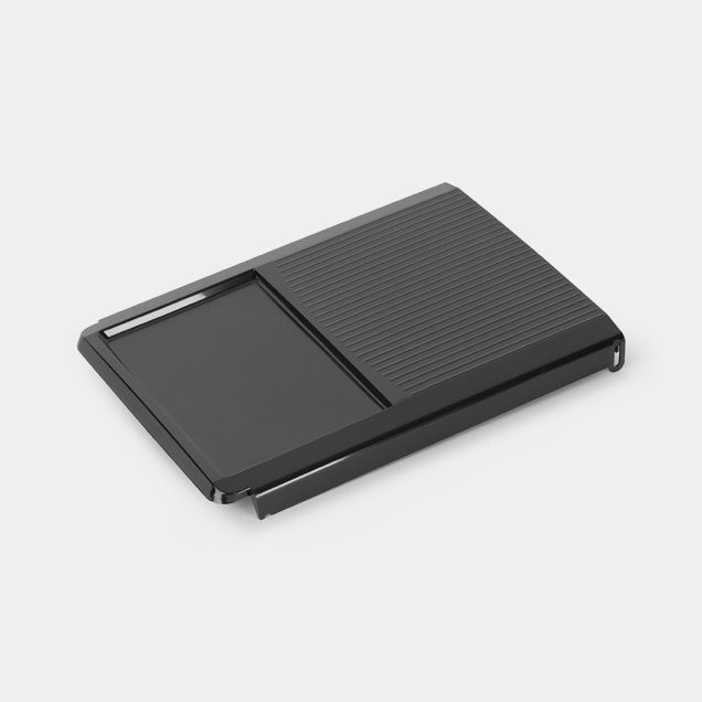 Top plate Built-in Separator 3x 2.6 gallon (3x10 liter) - Black