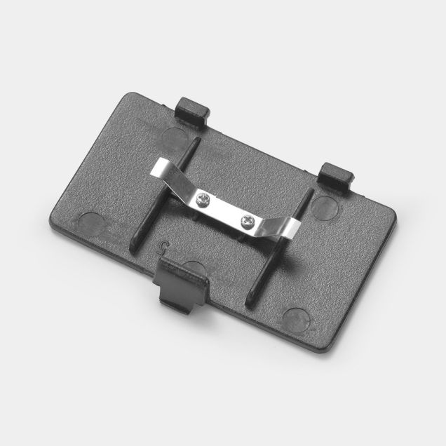 Afdekplaatje voor batterijhouder van keukenweegschaal Black