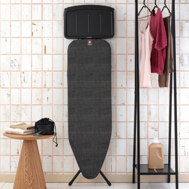 Ironing Board B 124 x 38 cm, for Steam Generator - Denim Black, Fairtrade cotton