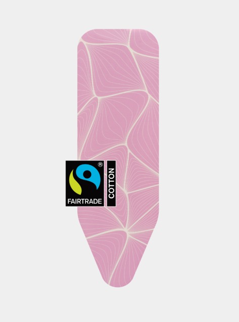 Copriasse da Stiro B 124 x 38 cm, Strato Superiore - Lilac Waves, Cotone equosolidale