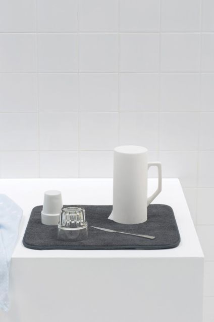 Microfibre Dish Drying Mat SinkSide - Dark Grey
