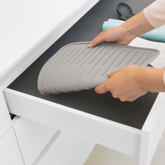 Silicone Dish Drying Mat SinkSide - Mid Grey