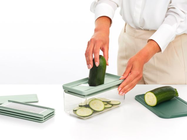 Slicer and Grater Set TASTY+ - Jade Green