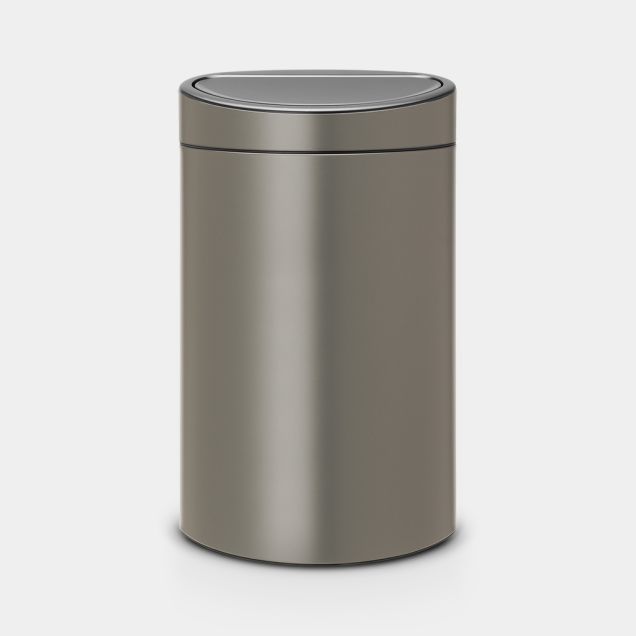 Touch Bin New Recycle 23/10 litres - Platinum