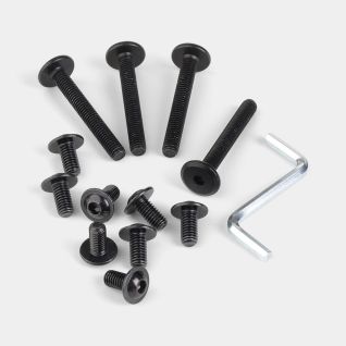 Set of all Bolts + Key Black