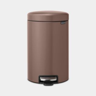 Poubelle à pédale newIcon 12 litres - Satin Taupe