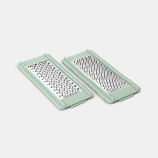 Fine/Coarse Grater Blades, set of 2 - Jade Green