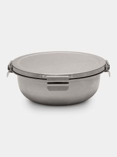 Make & Take Lunch Bowl 1.3 Litre, Stainless Steel - Matt Steel