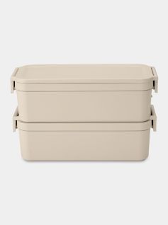 Make & Take Lunch Box Bento, High Soft Beige