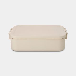Make & Take Lunch Box Medium, Plastic - Soft Beige