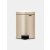 NewIcon Step on Trash Can 1.3 gallon (5 liter) - Metallic Gold