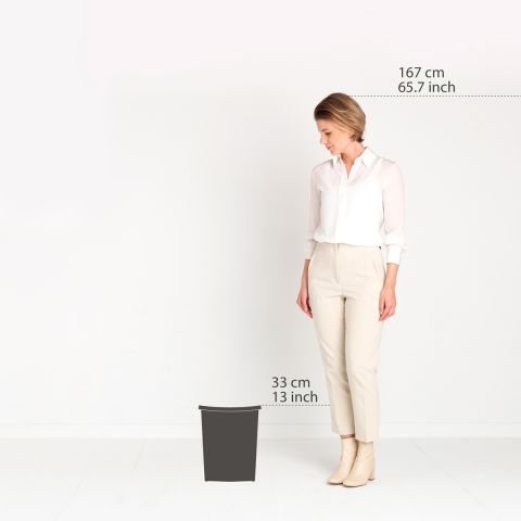 Built-in Bin 10 litres - Matt Black
