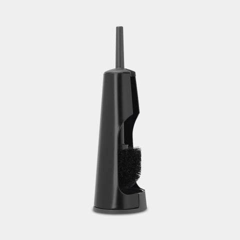 Escobilla de baño con soporte ReNew - Matt Black