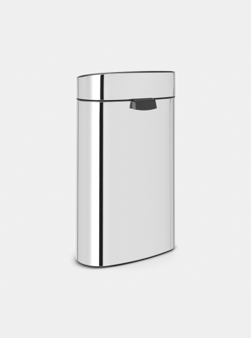 Touch Bin New 40 litres - Brilliant Steel