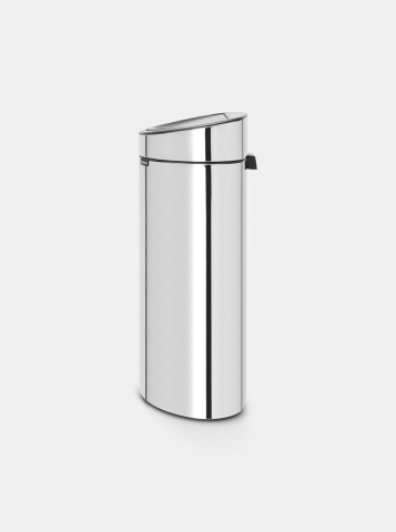 Touch Bin New 40 litres - Brilliant Steel