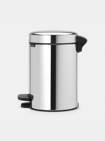 Pattumiera a pedale newIcon 3 litri - Brilliant Steel