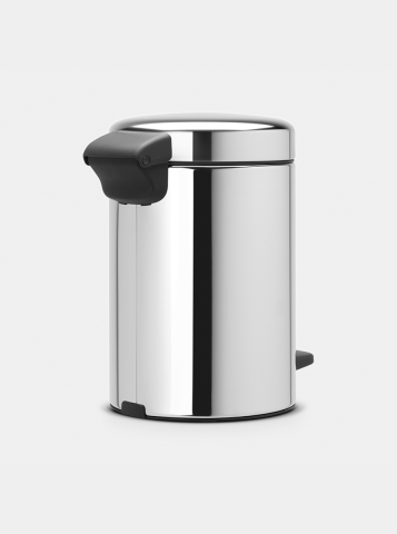 Pattumiera a pedale newIcon 3 litri - Brilliant Steel